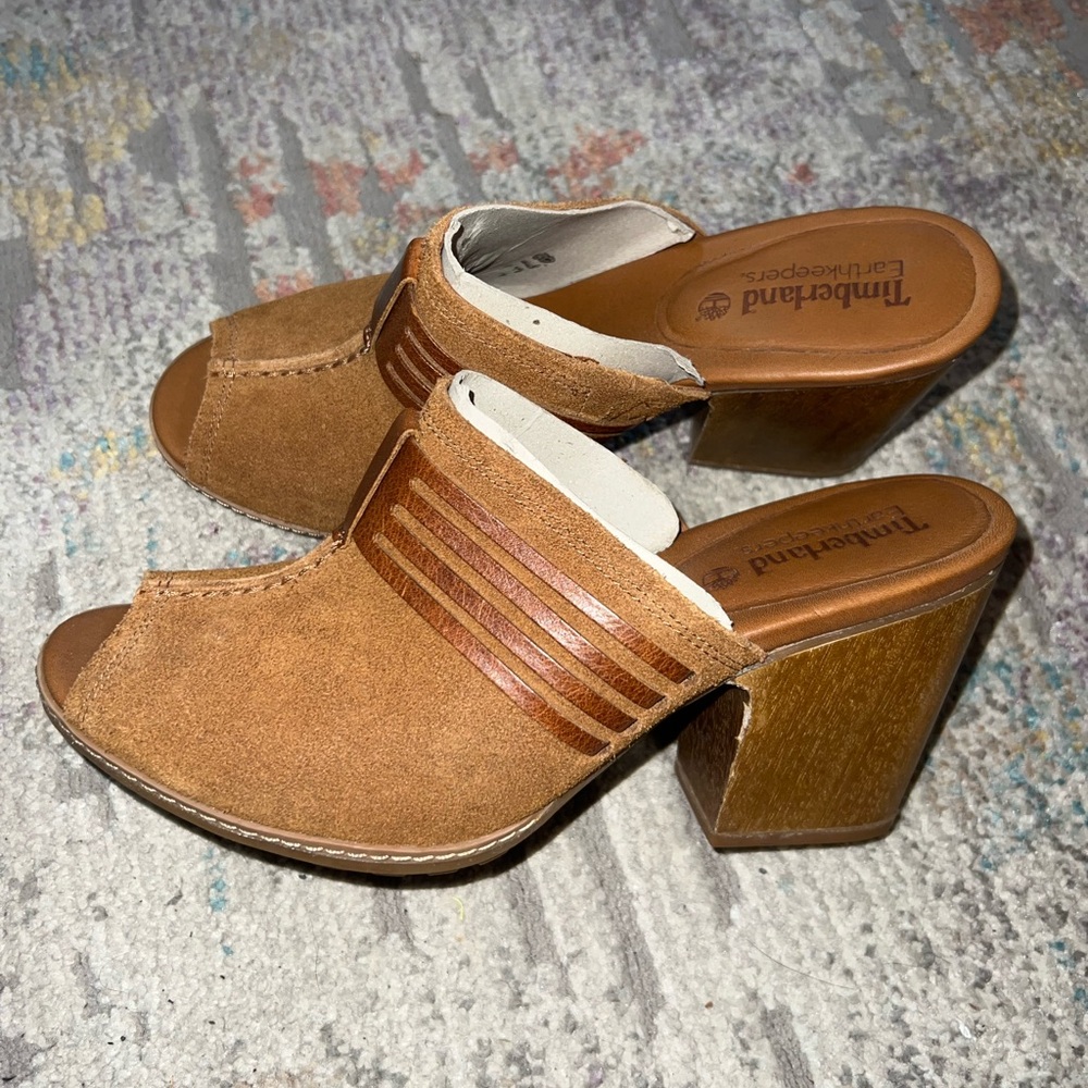 Timberland Earthkeepers Chunky Clog Heels